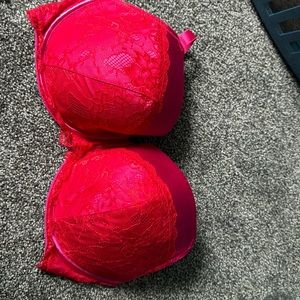 Pink Satin 40F bra